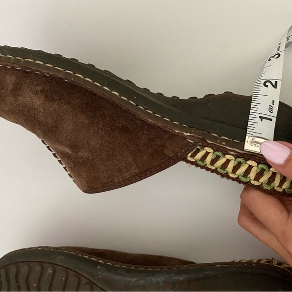 Ugg Kohala Sheepskin Leather Dark Brown Clogs Mules size 9 - Picture 7 of 8